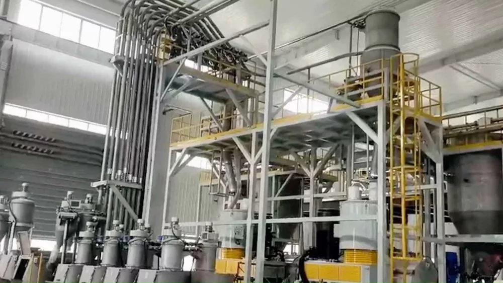Gecentraliseerd materiaaltoevoersysteem